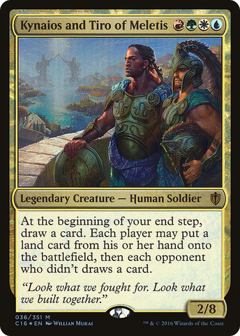 {R} Kynaios and Tiro of Meletis [Commander 2016][C16 036]