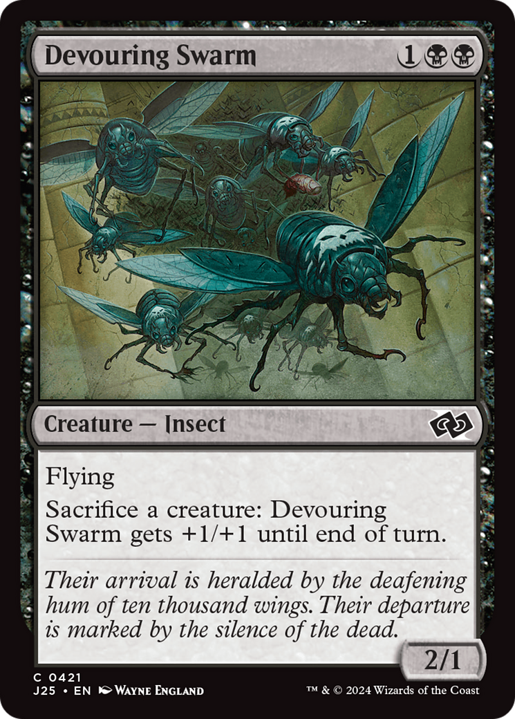 {C} Devouring Swarm [Foundations Jumpstart][J25 421]