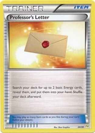 [TR] Professor's Letter (24/30) [XY: Trainer Kit - Noivern]