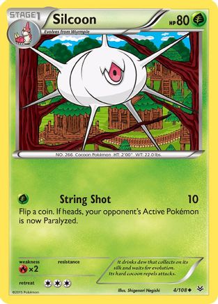 [PKM] Silcoon (4/108) [XY: Roaring Skies]