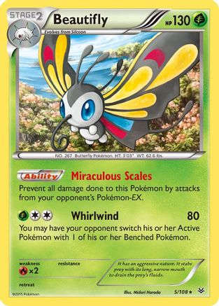 [PKM] Beautifly (5/108) [XY: Roaring Skies]