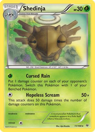 [PKM-R] Shedinja (11/108) [XY: Roaring Skies]
