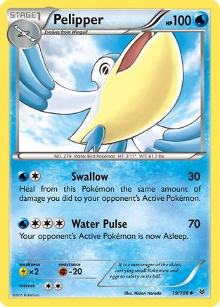 [PKM] Pelipper (19/108) [XY: Roaring Skies]
