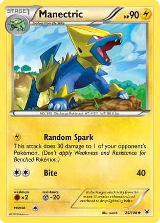 [PKM] Manectric (25/108) [XY: Roaring Skies]