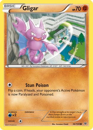 [PKM] Gligar (36/108) [XY: Roaring Skies]