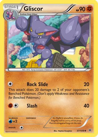 [PKM] Gliscor (37/108) [XY: Roaring Skies]