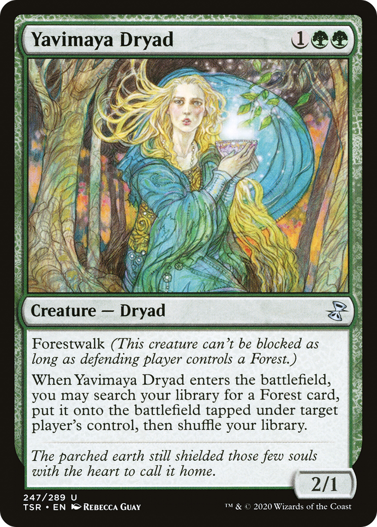 {C} Yavimaya Dryad [Time Spiral Remastered][TSR 247]