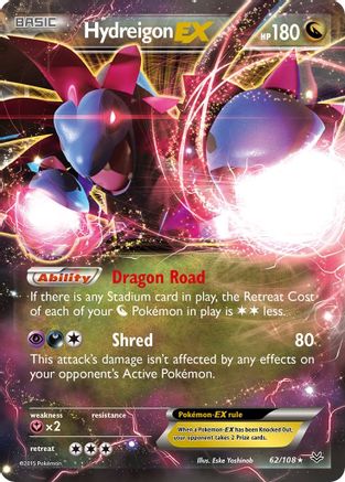 [PKM] Hydreigon EX (62/108) [XY: Roaring Skies]
