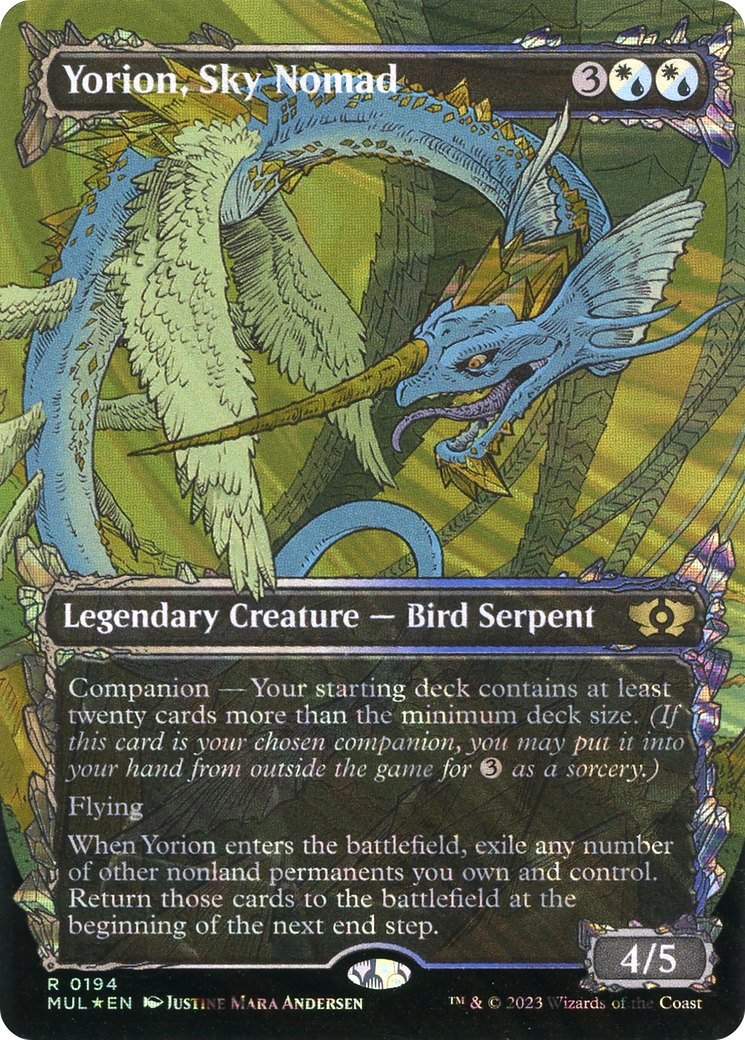 {R} Yorion, Sky Nomad (Halo Foil) [Multiverse Legends][MUL 194]