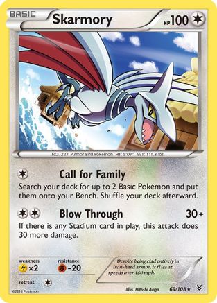 [PKM] Skarmory (69/108) [XY: Roaring Skies]
