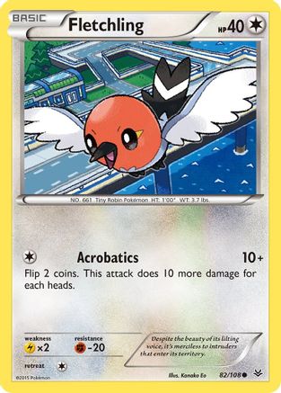 [PKM] Fletchling (82/108) [XY: Roaring Skies]