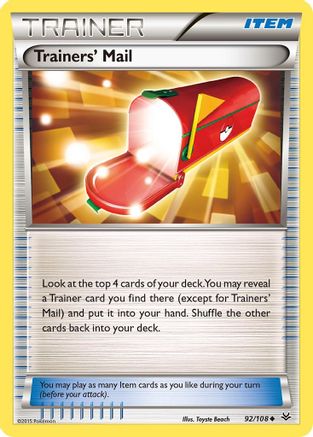[PKM] Trainers' Mail (92/108) [XY: Roaring Skies]
