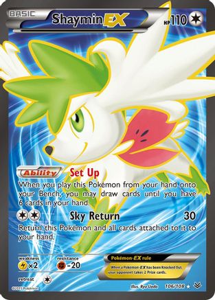 [PKM] Shaymin EX (106/108) [XY: Roaring Skies]