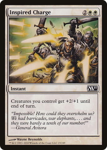 {C} Inspired Charge [Magic 2011][M11 019]