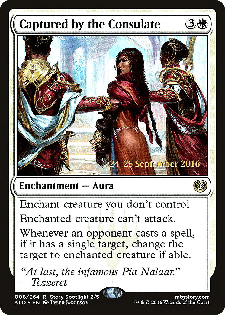{R} Captured by the Consulate [Kaladesh Prerelease Promos][PR KLD 008] - Misty Mountain Games