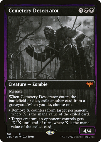 {R} Cemetery Desecrator [Innistrad: Double Feature][DBL 367]