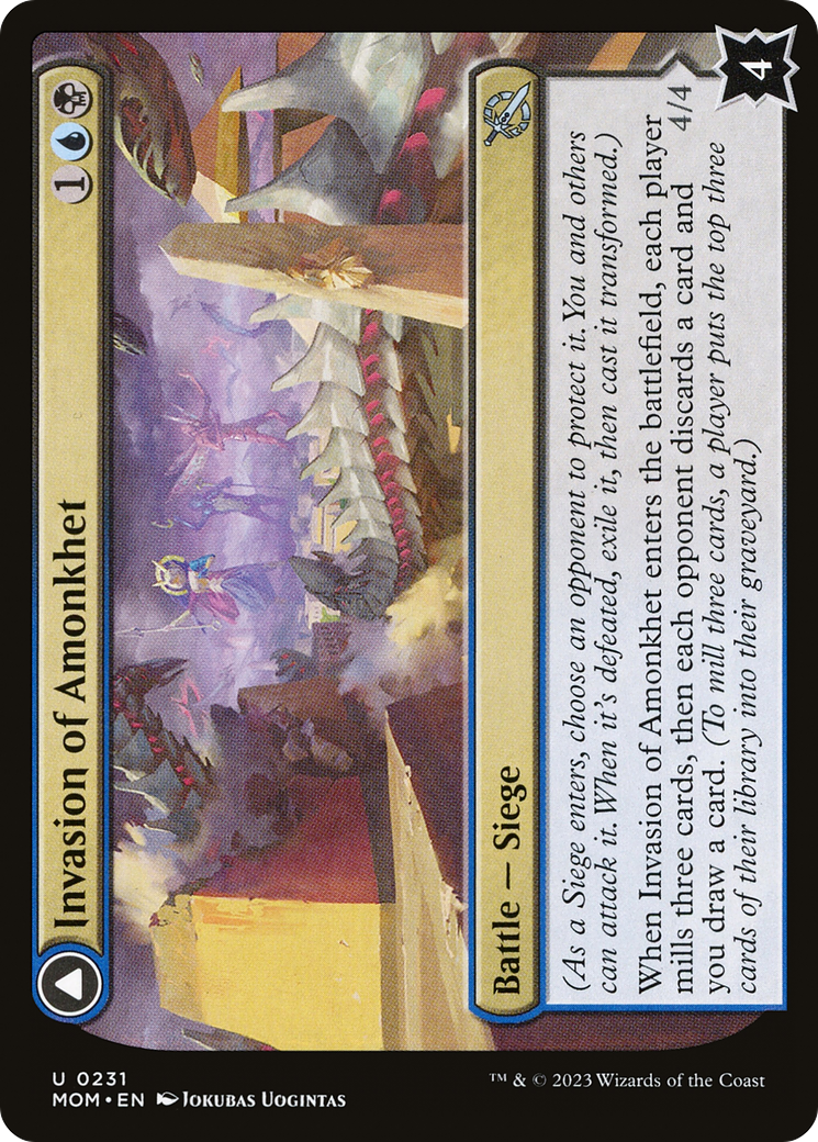 {C} Invasion of Amonkhet // Lazotep Convert [March of the Machine][MOM 231]