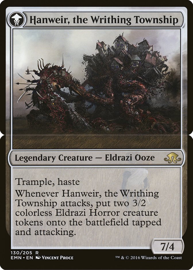 {R} Hanweir, the Writhing Township [Eldritch Moon][EMN-Back 130B]