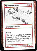 {R} Queue of Beetles (2021 Edition) [Mystery Booster Playtest Cards][CMB1 061]