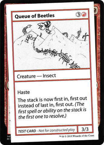 {R} Queue of Beetles (2021 Edition) [Mystery Booster Playtest Cards][CMB1 061]