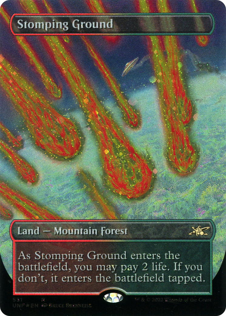 {R} Stomping Ground (Borderless) (Galaxy Foil) [Unfinity][UNF 280]