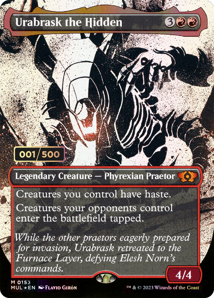 {R} Urabrask the Hidden (Serialized) [Multiverse Legends][SR MUL 153]