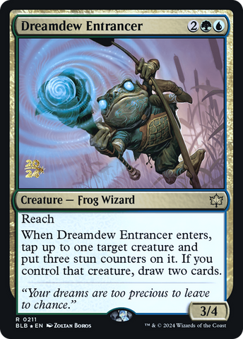 {@R} Dreamdew Entrancer [Bloomburrow Prerelease Promos][PR BLB 211]