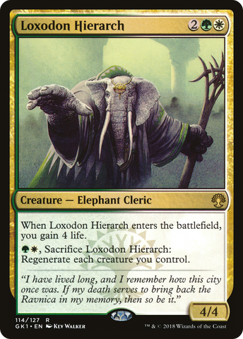 {R} Loxodon Hierarch [Guilds of Ravnica Guild Kit][GK1 114]