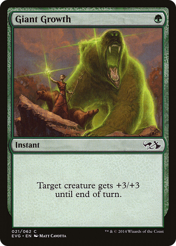 {C} Giant Growth (Elves vs. Goblins) [Duel Decks Anthology][EVG 021]