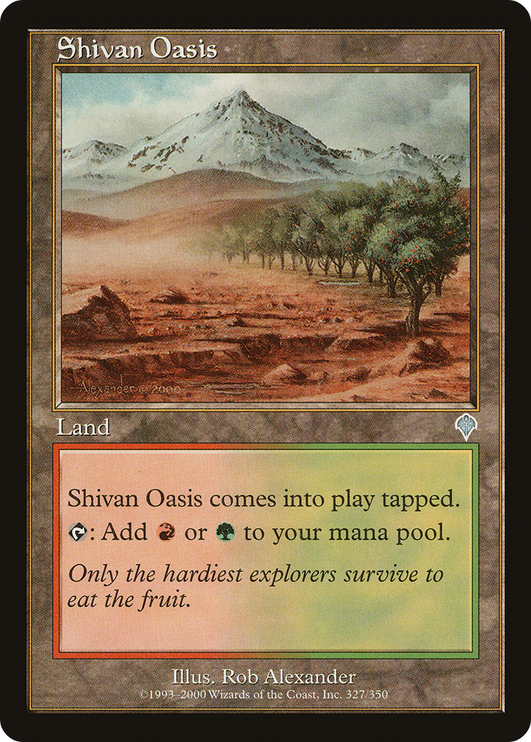 {C} Shivan Oasis [Invasion][INV 327] - Misty Mountain Games