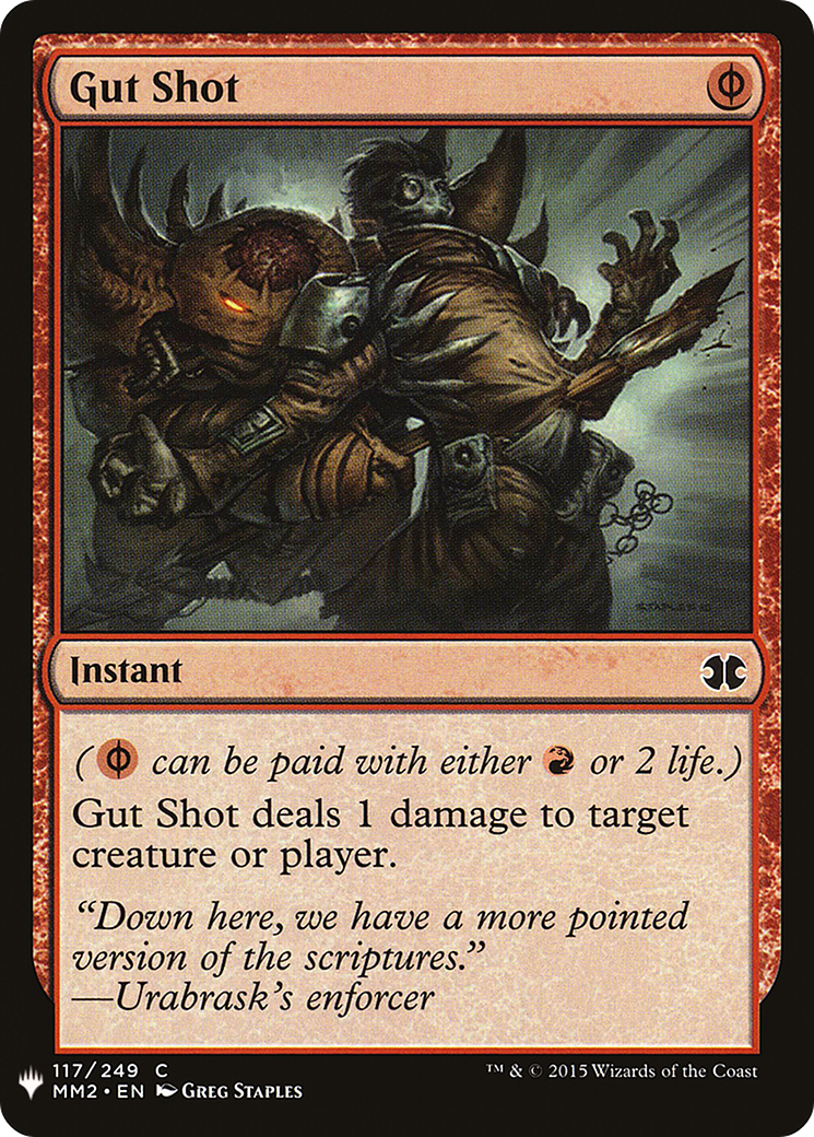 {C} Gut Shot [Mystery Booster][LS MM2 117]