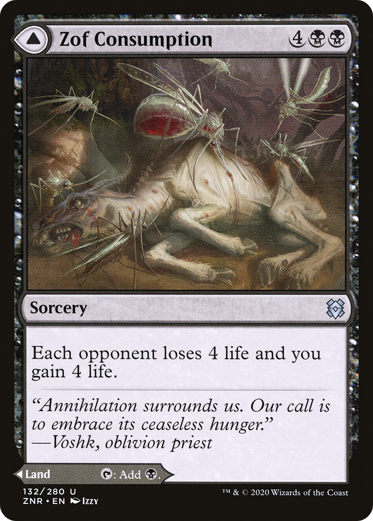 {C} Zof Consumption // Zof Bloodbog [Zendikar Rising][ZNR 132]