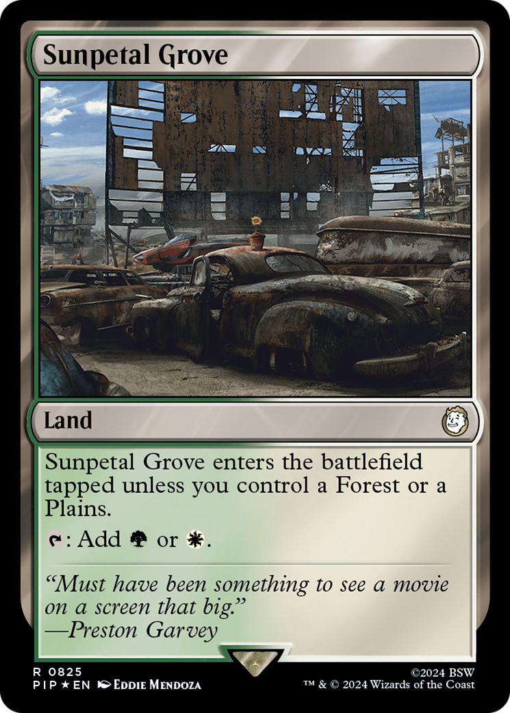 {R} Sunpetal Grove (Surge Foil) [Fallout][PIP 825]