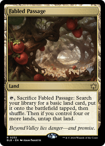 {@R} Fabled Passage (Promo Pack) [Bloomburrow Promos][PP BLB 252]