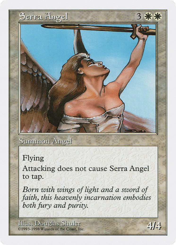 {C} Serra Angel [Anthologies][ATH 015] - Misty Mountain Games
