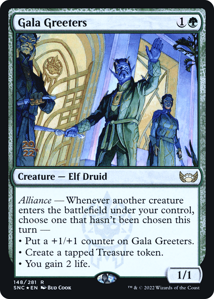 {R} Gala Greeters [Streets of New Capenna Prerelease Promos][PR SNC 148]
