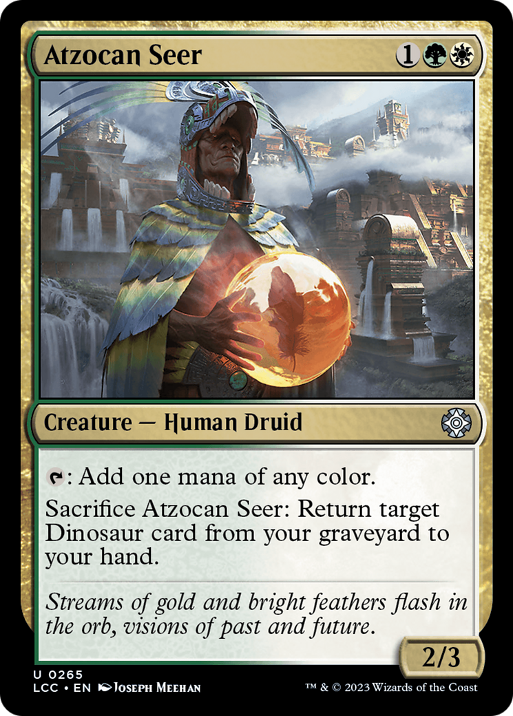 {C} Atzocan Seer [The Lost Caverns of Ixalan Commander][LCC 265]