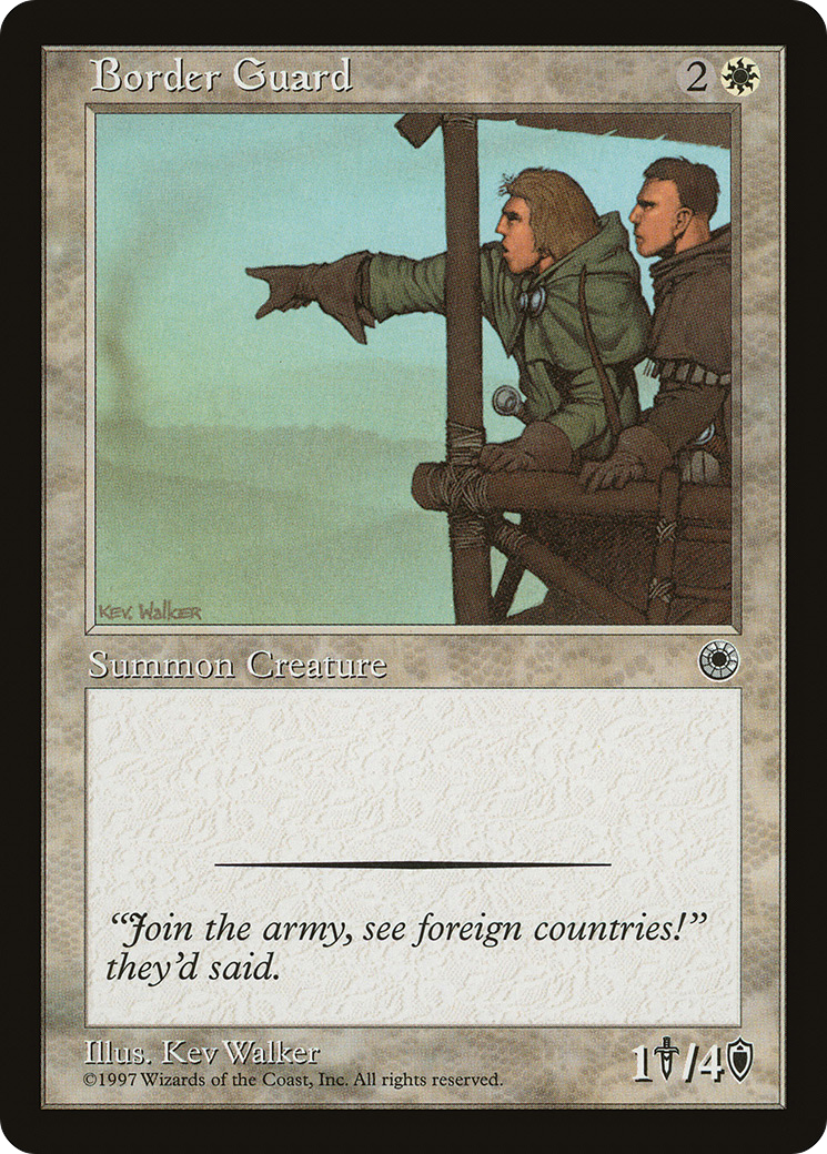 {C} Border Guard [Portal][POR 009]
