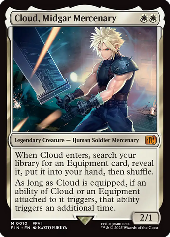 {@R} Cloud, Midgar Mercenary [FINAL FANTASY][FIN 010]