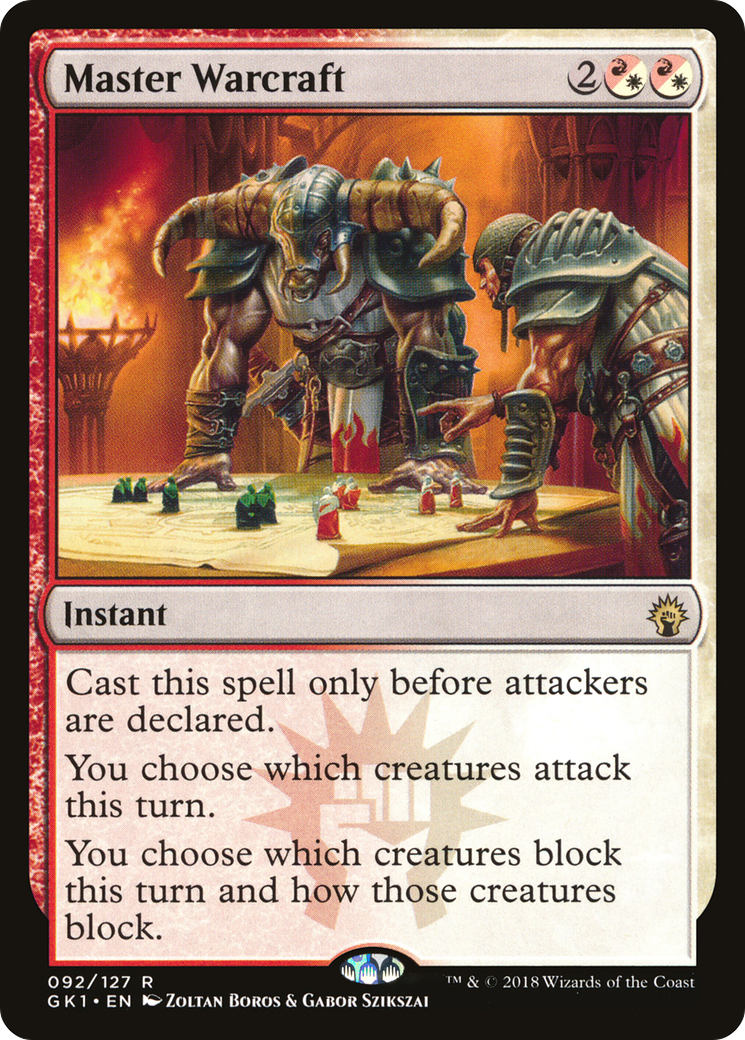 {R} Master Warcraft [Guilds of Ravnica Guild Kit][GK1 092]
