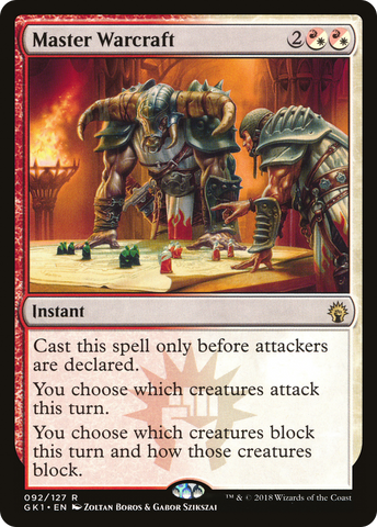 {R} Master Warcraft [Guilds of Ravnica Guild Kit][GK1 092]