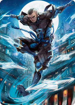 {A} Kaito Shizuki 1 Art Card [Kamigawa: Neon Dynasty Art Series][ANEO 070]