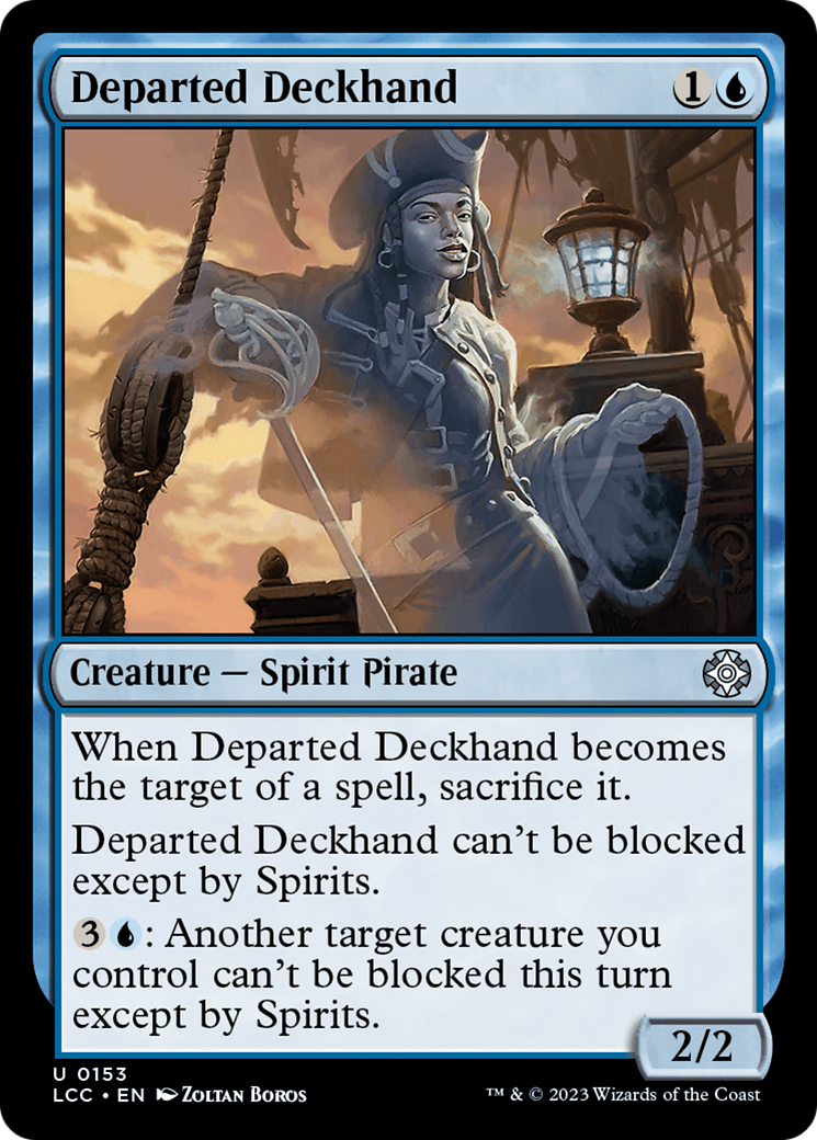 {C} Departed Deckhand [The Lost Caverns of Ixalan Commander][LCC 153]