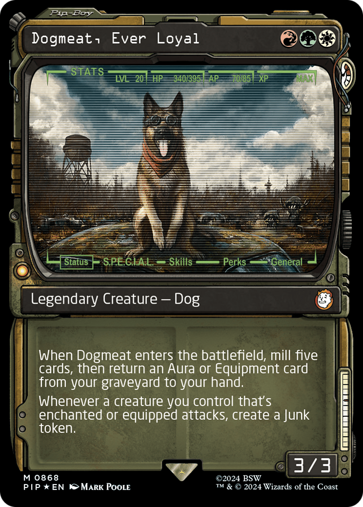 {R} Dogmeat, Ever Loyal (Showcase) (Surge Foil) [Fallout][PIP 868]