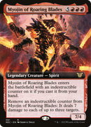 {R} Myojin of Roaring Blades (Extended Art) [Kamigawa: Neon Dynasty Commander][NEC 061]