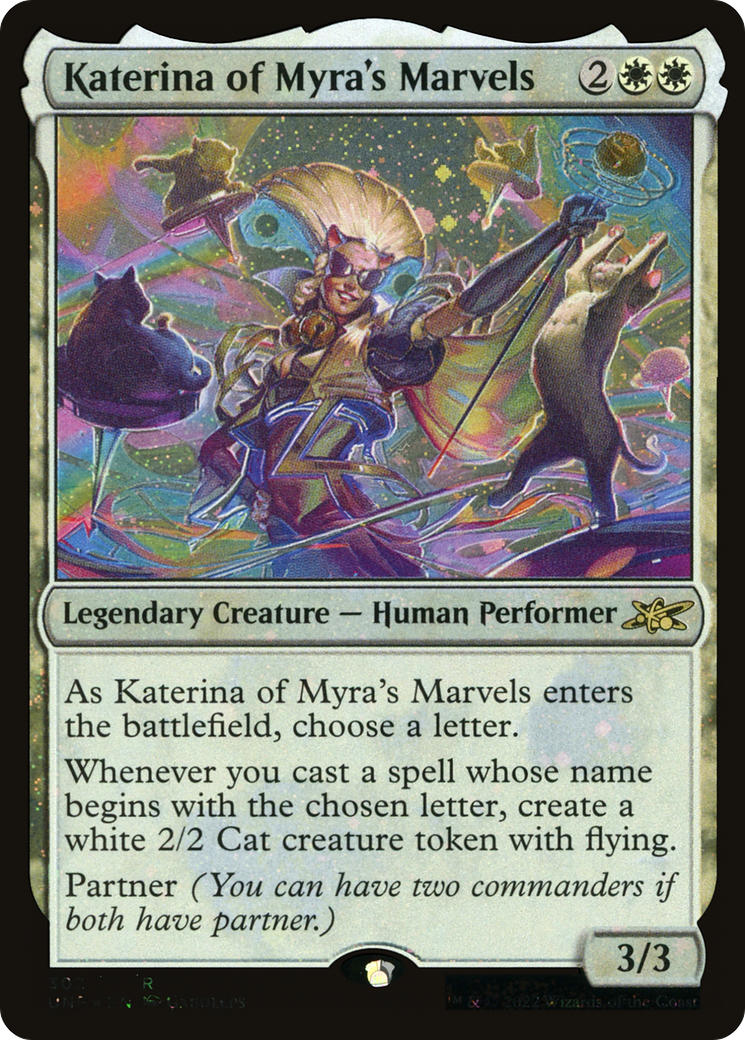 {R} Katerina of Myra's Marvels (Galaxy Foil) [Unfinity][UNF 302]