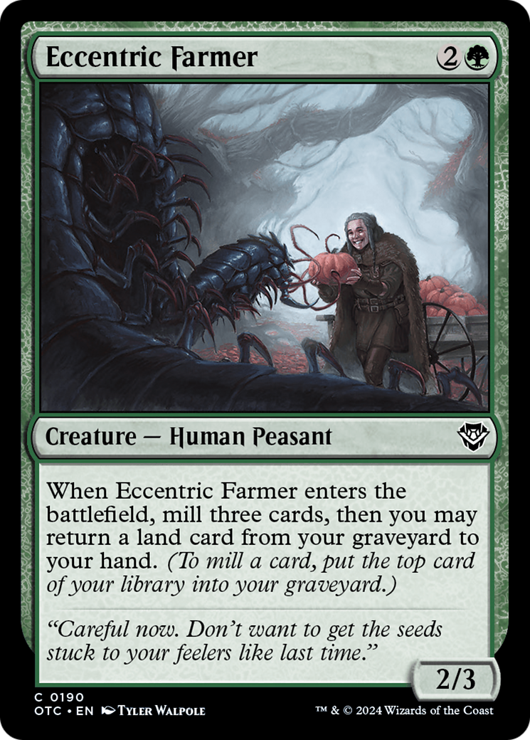 {C} Eccentric Farmer [Outlaws of Thunder Junction Commander][OTC 190]