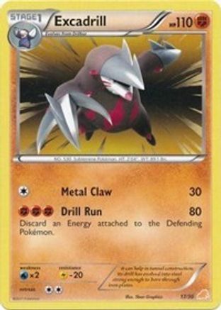 [PKM-R] Excadrill (17/30) [Black & White: Trainer Kit - Excadrill]
