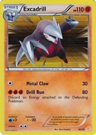 [PKM] Excadrill (30/30) [Black & White: Trainer Kit - Excadrill]