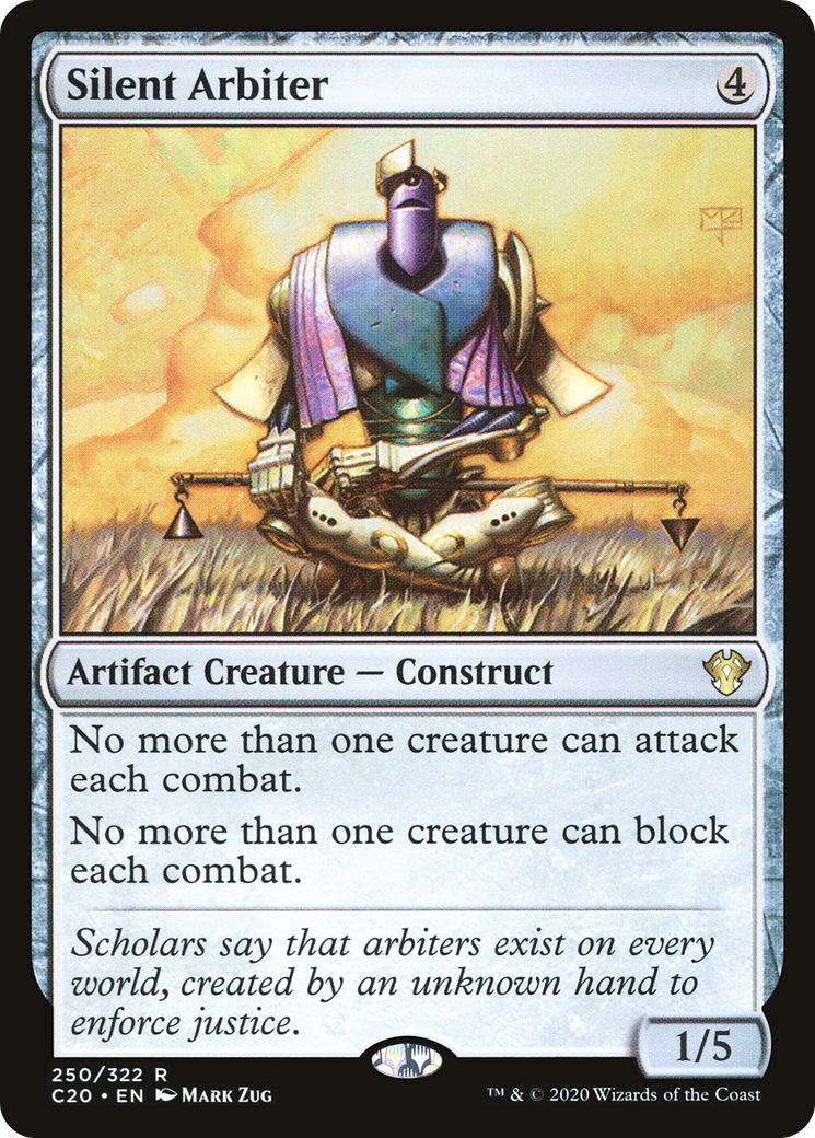{R} Silent Arbiter [Commander 2020][C20 250]